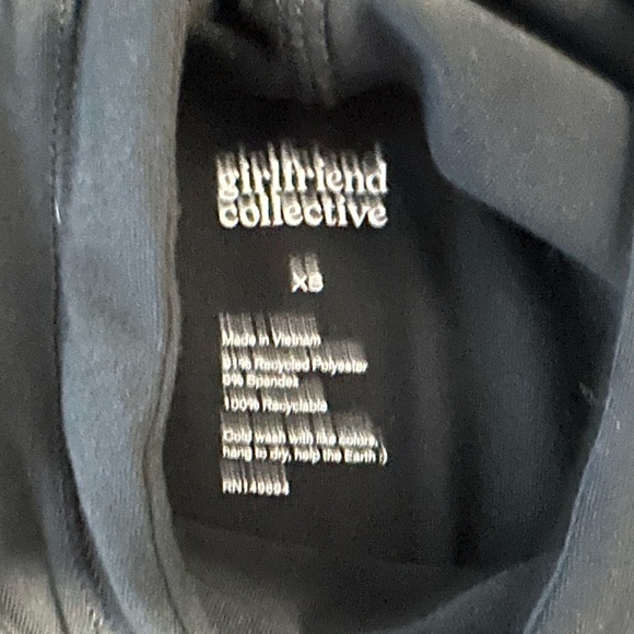 Girlfriend Collective ReSet Hoodie in Black - Picture 5 of 5